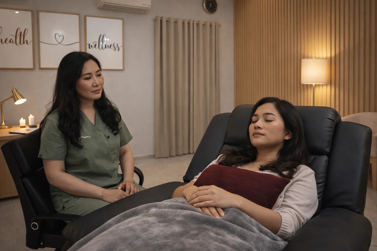 Ruang konsultasi yang hangat di House of Peace